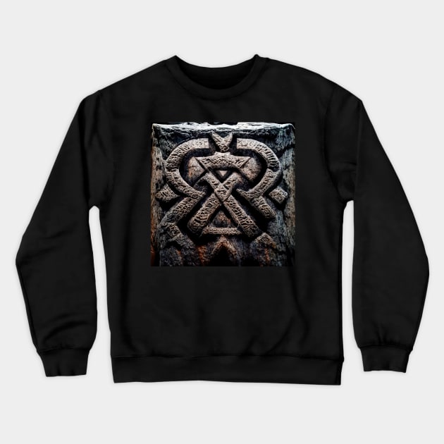 Rune Stones Series Crewneck Sweatshirt by VISIONARTIST